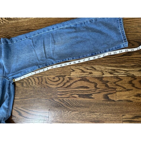Cider High Rise Straight Leg Medium Wash Cotton Jeans Denim Size XXS 90s Style - Picture 7 of 9
